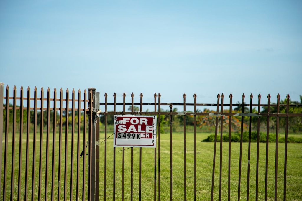 fenced-plot-of-land-with-for-sale-sign-4525178 Fenced Plot of Land with For Sale Sign